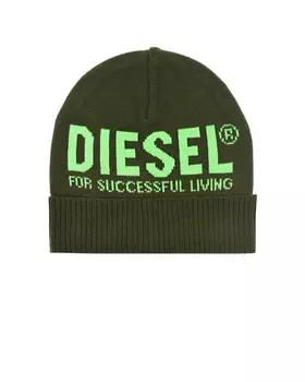 Шапка оливкового цвета Diesel детская