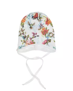 Шапка с цветочным принтом Il Trenino