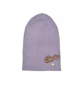 Шапка с декором GIRLS и стразами Il Trenino