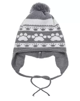 Шапка с декором "лапки" Catya детская