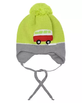 Шапка с декором "машинка" Il Trenino детская