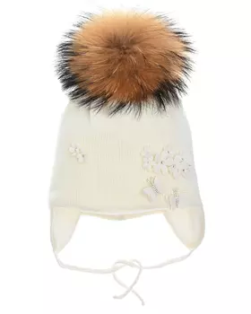 Шапка с декором стразами Joli Bebe детская