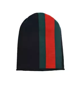 Шапка с красно-зелеными полосками Catya детская