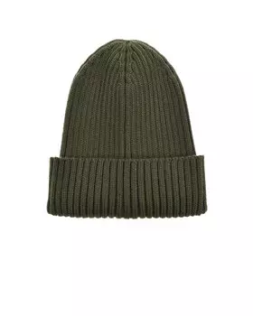 Шапка с отворотом, хаки Jan&Sofie
