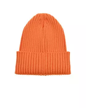 Шапка с отворотом, оранжевая Jan&Sofie