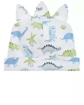 Шапка с принтом "динозавры" Kissy Kissy детская