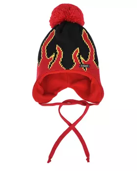 Шапка с принтом "пламя" Il Trenino детская