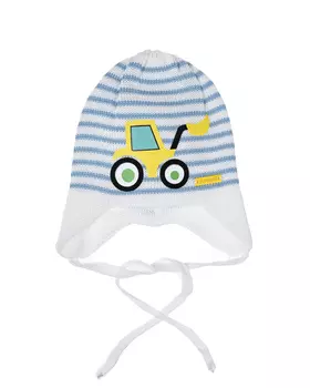 Шапка с принтом в полоску Il Trenino