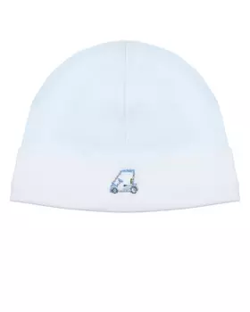 Шапка с вышивкой "машинка" Lyda Baby