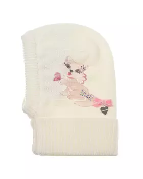 Шапка-шлем с принтом "котенок" Il Trenino детская