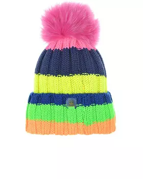 Шапка в разноцветную полоску Regina детская