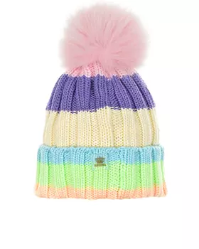 Шапка в разноцветную полоску Regina детская