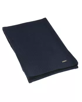 Шерстяной шарф темно-синего цвета, 155х25 см Il Trenino детский