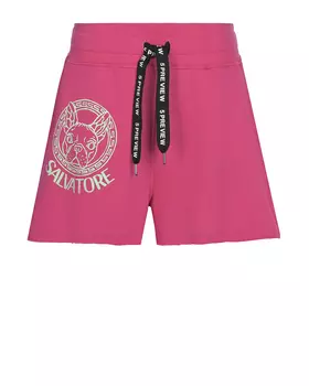 Шорты цвета фуксии с принтом "бульдог" 5 Preview