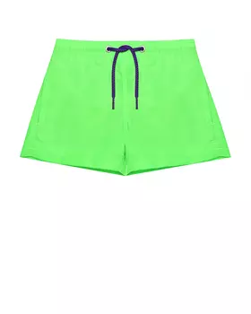 Шорты для купания неон, зеленые Saint Barth
