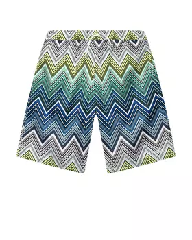 Шорты для купания с принтом зигзаги Missoni