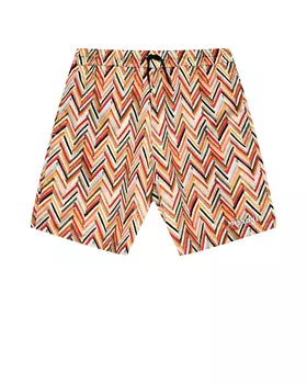Шорты для купания с принтом зигзаги Missoni