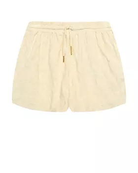 Шорты с махровыми цветами в тон Les Coyotes de Paris