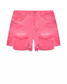 Шорты с накладными карманами, фуксия MSGM