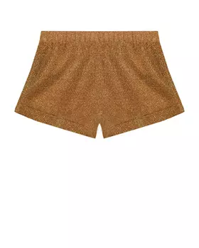 Шорты с поясом на резинке, коричневые Oseree