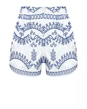 Шорты с шитьем, белые Charo Ruiz