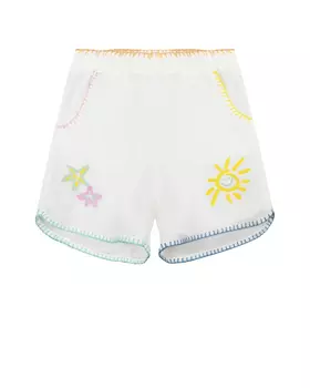 Шорты с вышивкой Stella McCartney
