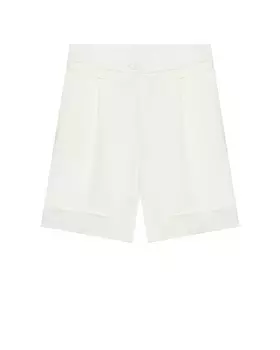 Шорты с завышенной талией на пуговицах с подворотами Dan Maralex