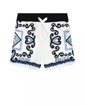 Шорты со сплошными узорами Dolce&Gabbana