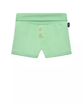 Шорты зеленые на резинке Sanetta fiftyseven