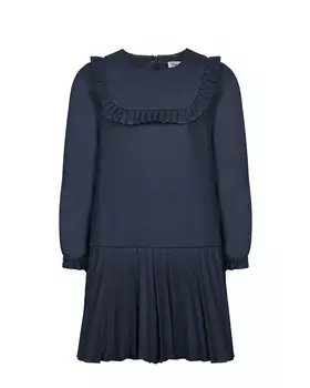 Синее платье с плиссировкой Tartine et Chocolat детское