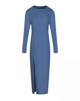 Синее платье с разрезом Dan Maralex