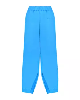 Синие джоггеры с разрезами MM6 Maison Margiela