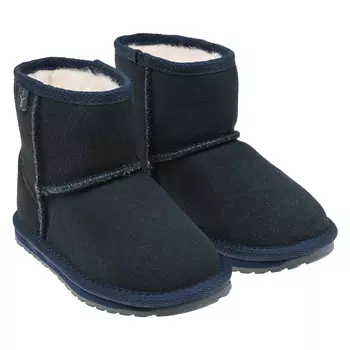 Синие короткие угги EMU Australia детские