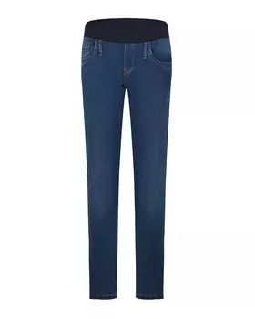 Синие зауженные джинсы для беременных Pietro Brunelli