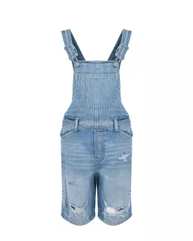 Синий джинсовый полукомбинезон Diesel