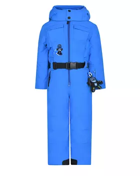 Синий комбинезон с вышивкой на спине Poivre Blanc детский