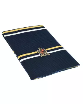 Синий шарф с патчем, 130x20 см Dolce&amp;Gabbana детский