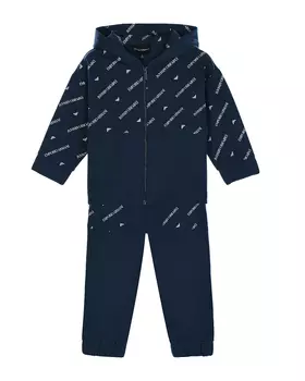 Синий спортивный костюм с лого Emporio Armani детский