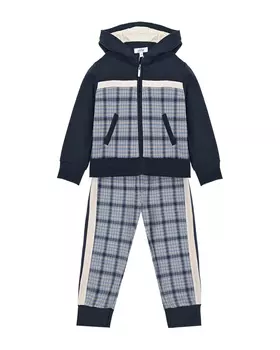 Синий спортивный костюм в клетку Aletta детский