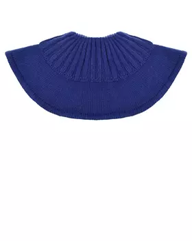 Синий вязаный шарф-горло Chobi детский