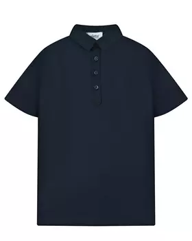 Синяя футболка-поло с логотипом Aletta детская