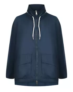 Синяя куртка с накладными карманами Panicale