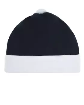Синяя шапка с белым помпоном Aletta детская