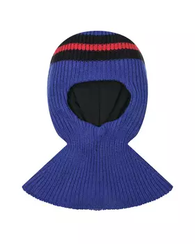 Синяя шапка-шлем с полосками Chobi детская