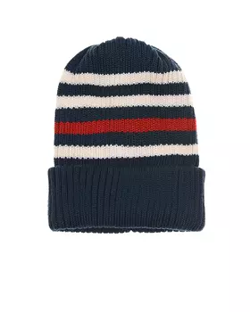 Синяя шапка в полоску Catya детская