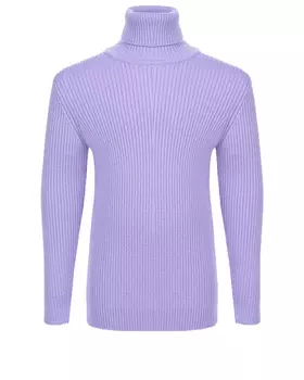 Сиреневая водолазка из шерсти мериносов Jan&Sofie детская