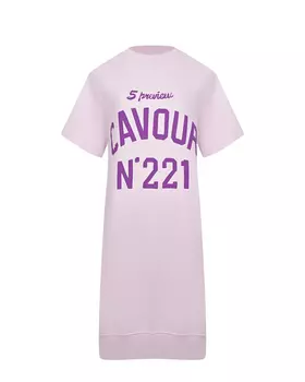 Сиреневое платье с фиолетовым лого 5 Preview