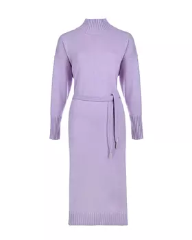 Сиреневое платье с поясом Panicale