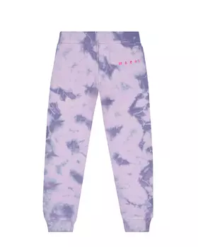 Сиреневые спортивные брюки tie-dye MARNI детские