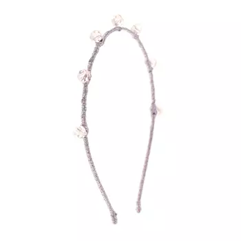 Сиреневый ободок со стразами Tais детский